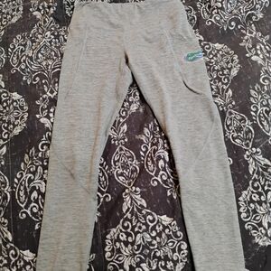 Comfortable Gray Women's Leggings With Florida Gators Logo